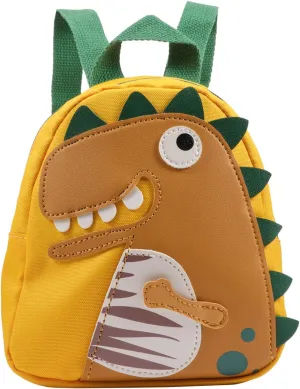 1pc Dinosaur Casual Bag Nylon Yellow Travelling Bag Backpacks Nylon Storage Bag