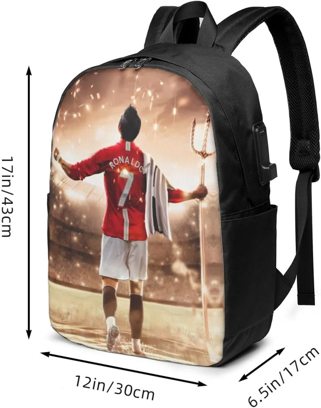 #7 Adult Backpacks Bag Laptop Bag Bookbag Usb Backpack 17 Inch For Daily