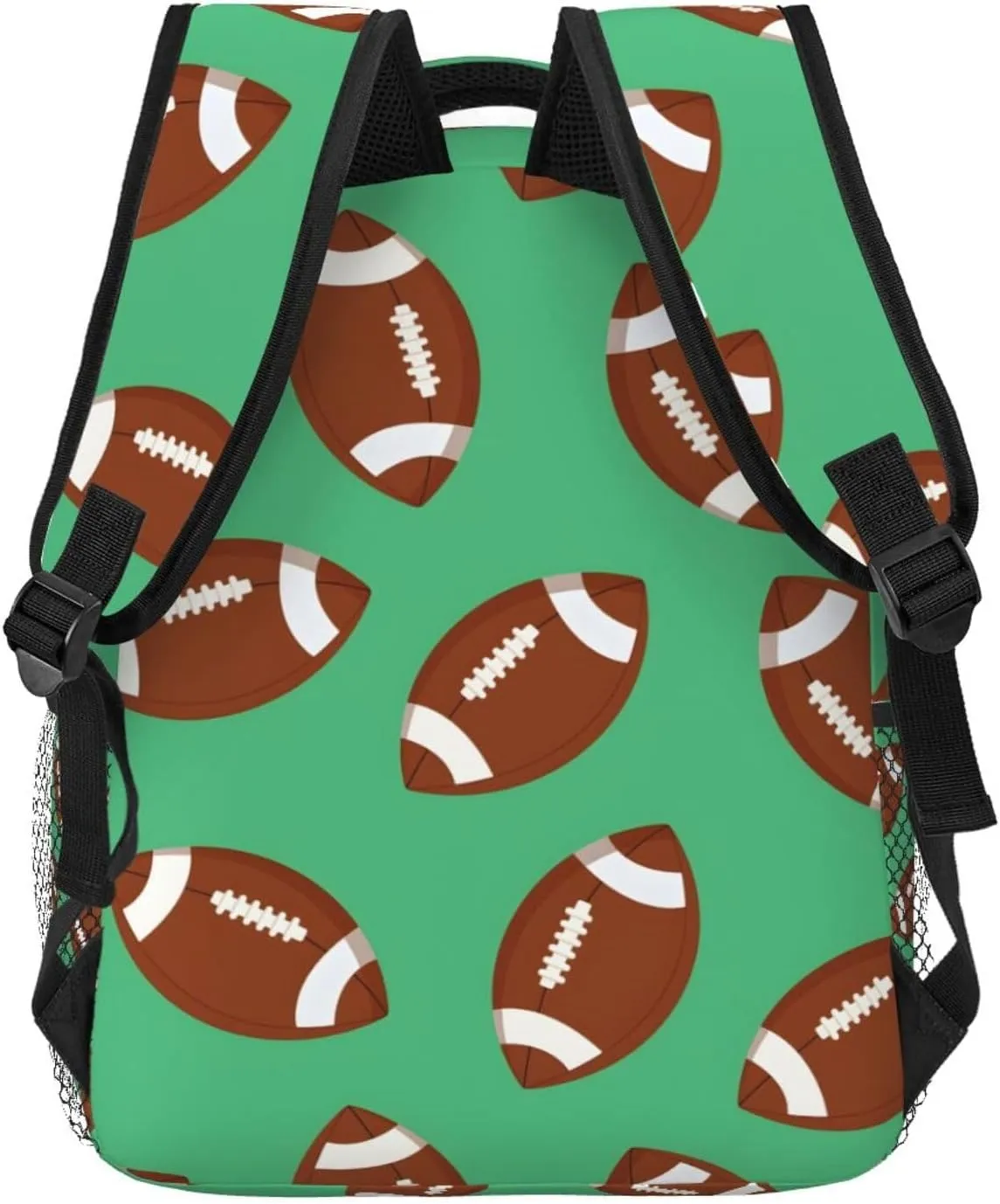 American Football Travel Laptop Backpack for Women Lightweight College Backpack Adjustable Fits 15.6 Inch Laptop Bag Waterproof for Gym, Men, Work