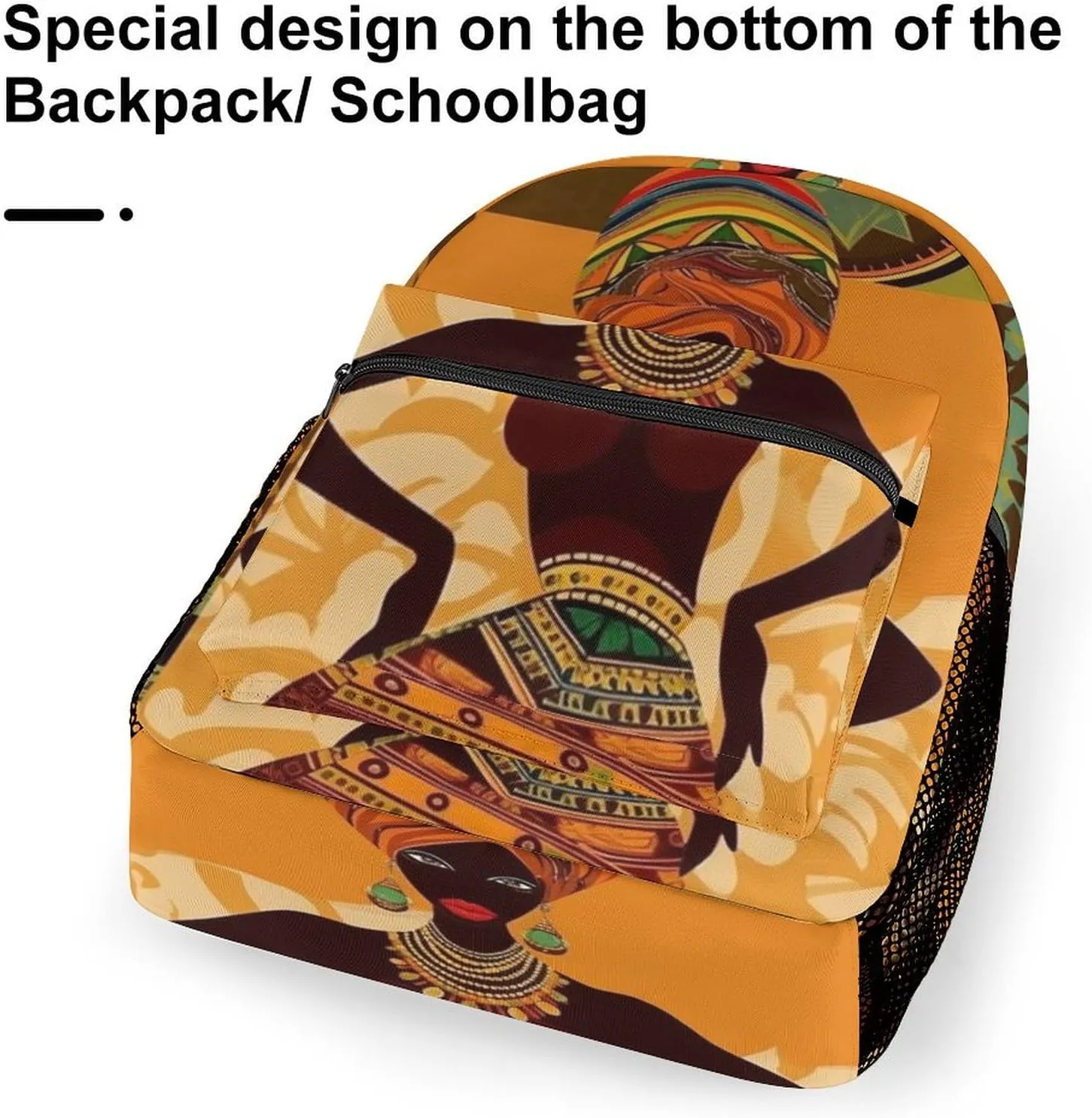 Backpacks African Woman Travel Bag Laptop Backpack Casual Daypack for Weekender Business Hiking