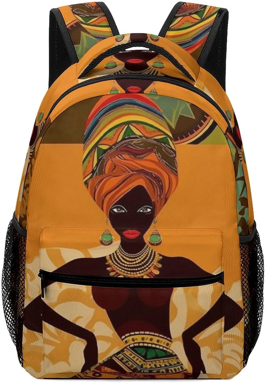 Backpacks African Woman Travel Bag Laptop Backpack Casual Daypack for Weekender Business Hiking