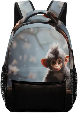Backpacks Cute Monkey Travel Bag Laptop Backpack Casual Daypack for Weekender Business Hiking