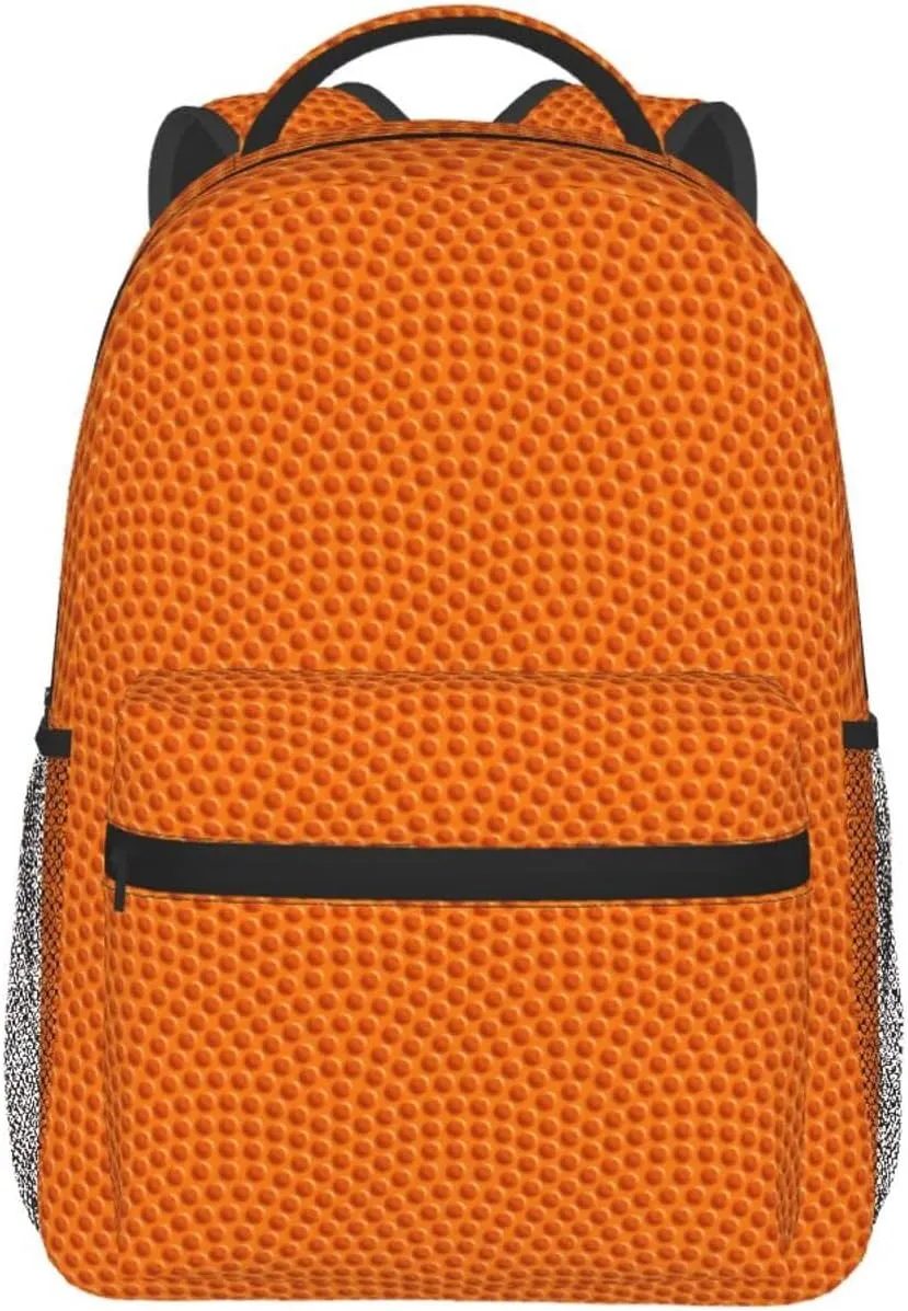 Basketball Travel Laptop Backpack for Women Lightweight Backpack Adjustable College Backpack Fits 15.6 Inch Laptop Bag Waterproof Travel Backpack for Men