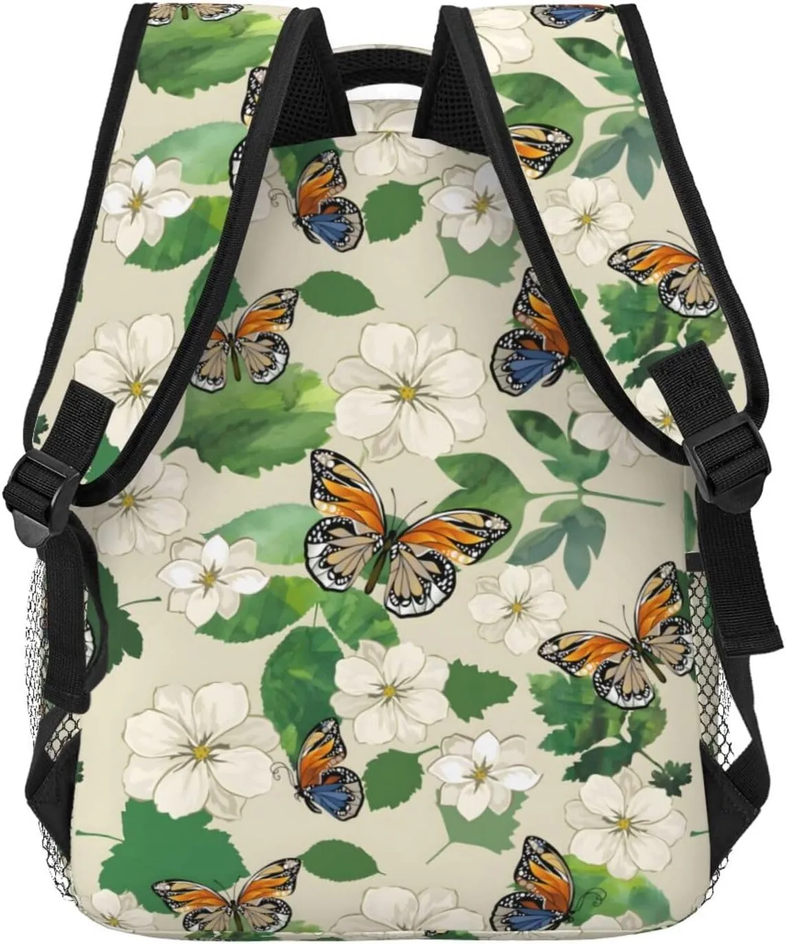 Butterfly Travel Laptop Backpack for Women Lightweight College Backpack Adjustable Fits 15.6 Inch Laptop Bag Waterproof for Work, Gym