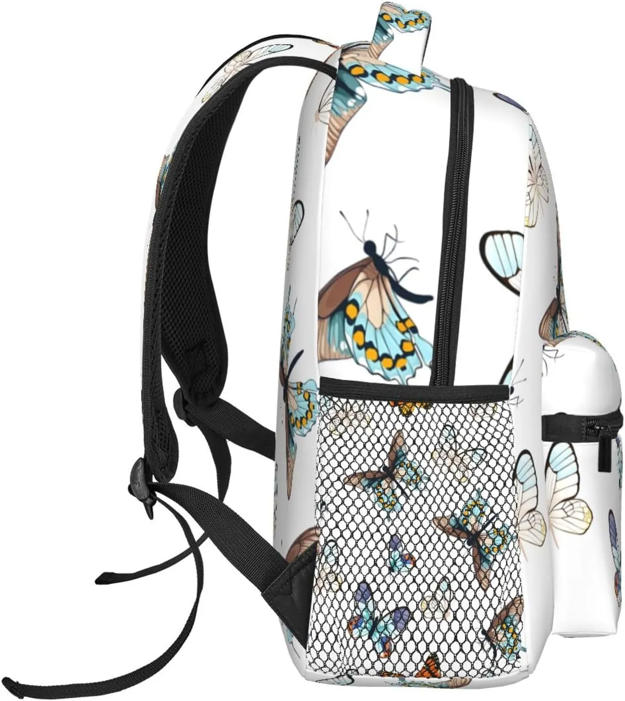Butterfly Travel Laptop Backpack Women Lightweight Backpack Adjustable College Backpack Fits 15.6 Inch Laptop Waterproof Travel Backpack for Women, Travel