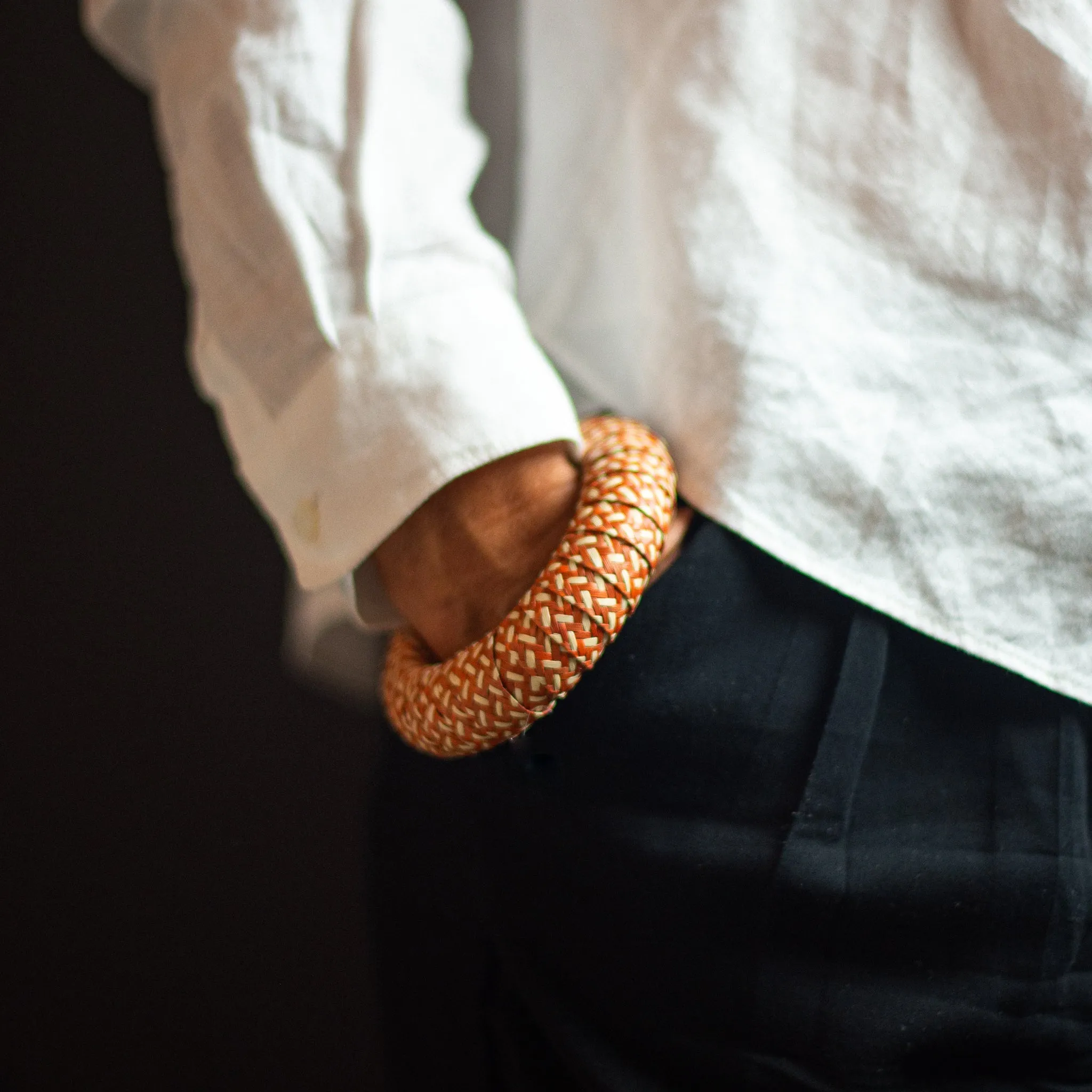 Caa Flecha Bangle - Light Brown