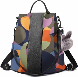 CHARMORE Women Backpack Purse Waterproof Nylon Anti-theft Rucksack Shoulder Bags