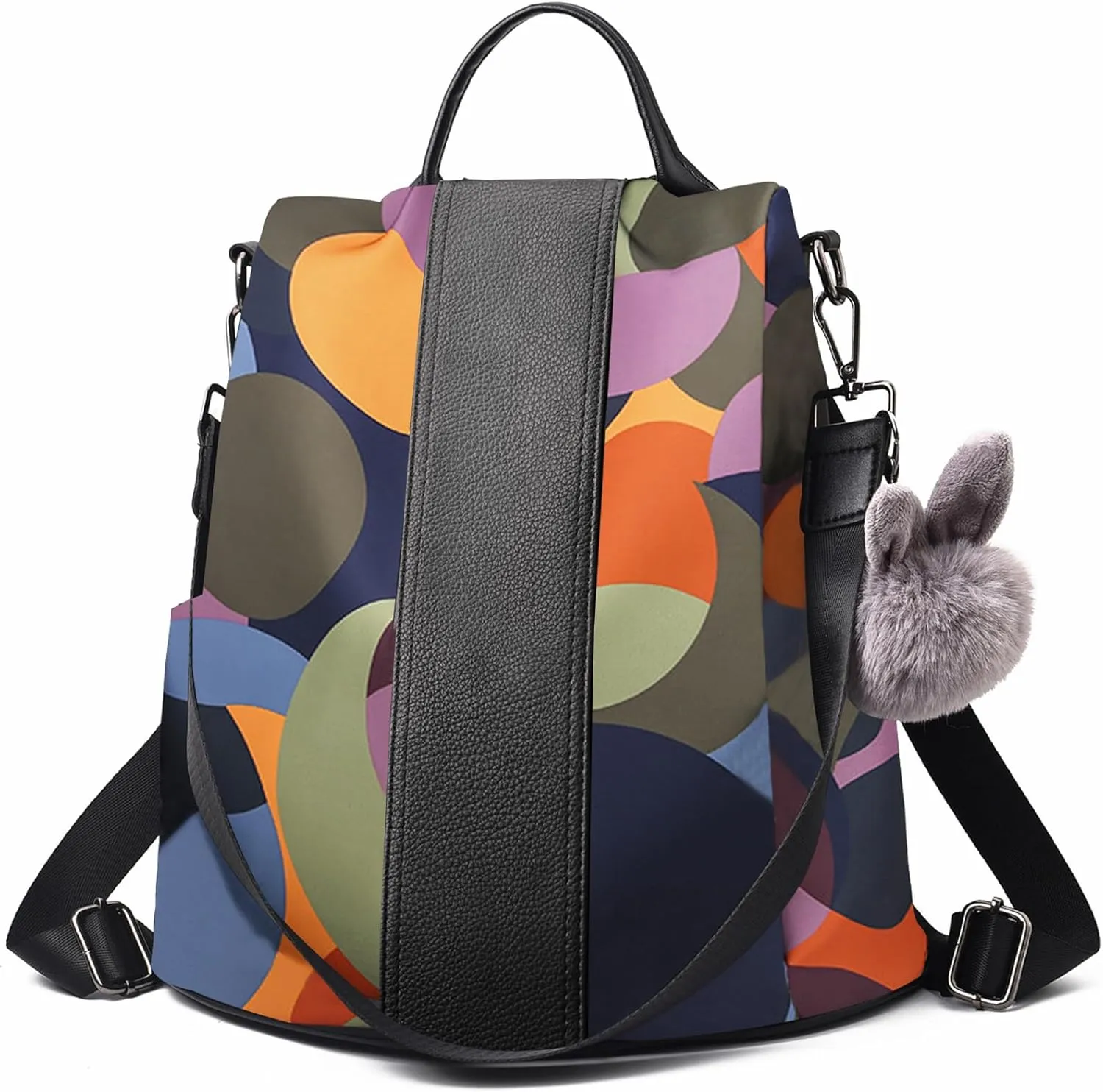 CHARMORE Women Backpack Purse Waterproof Nylon Anti-theft Rucksack Shoulder Bags