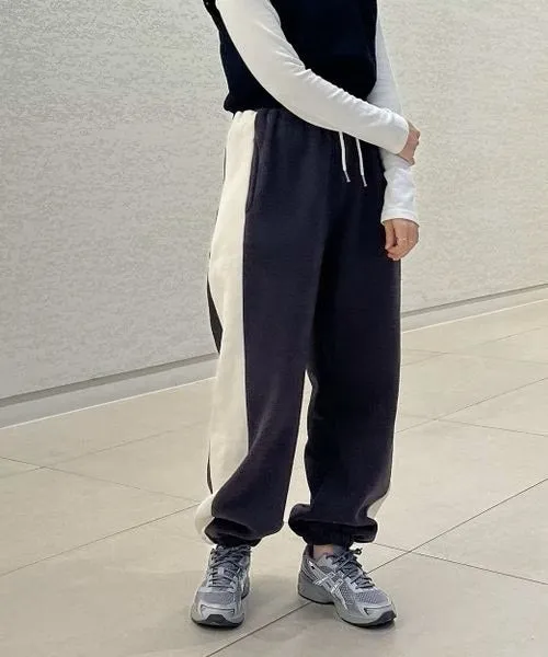COLOR BLOCK JOGGER PANTS