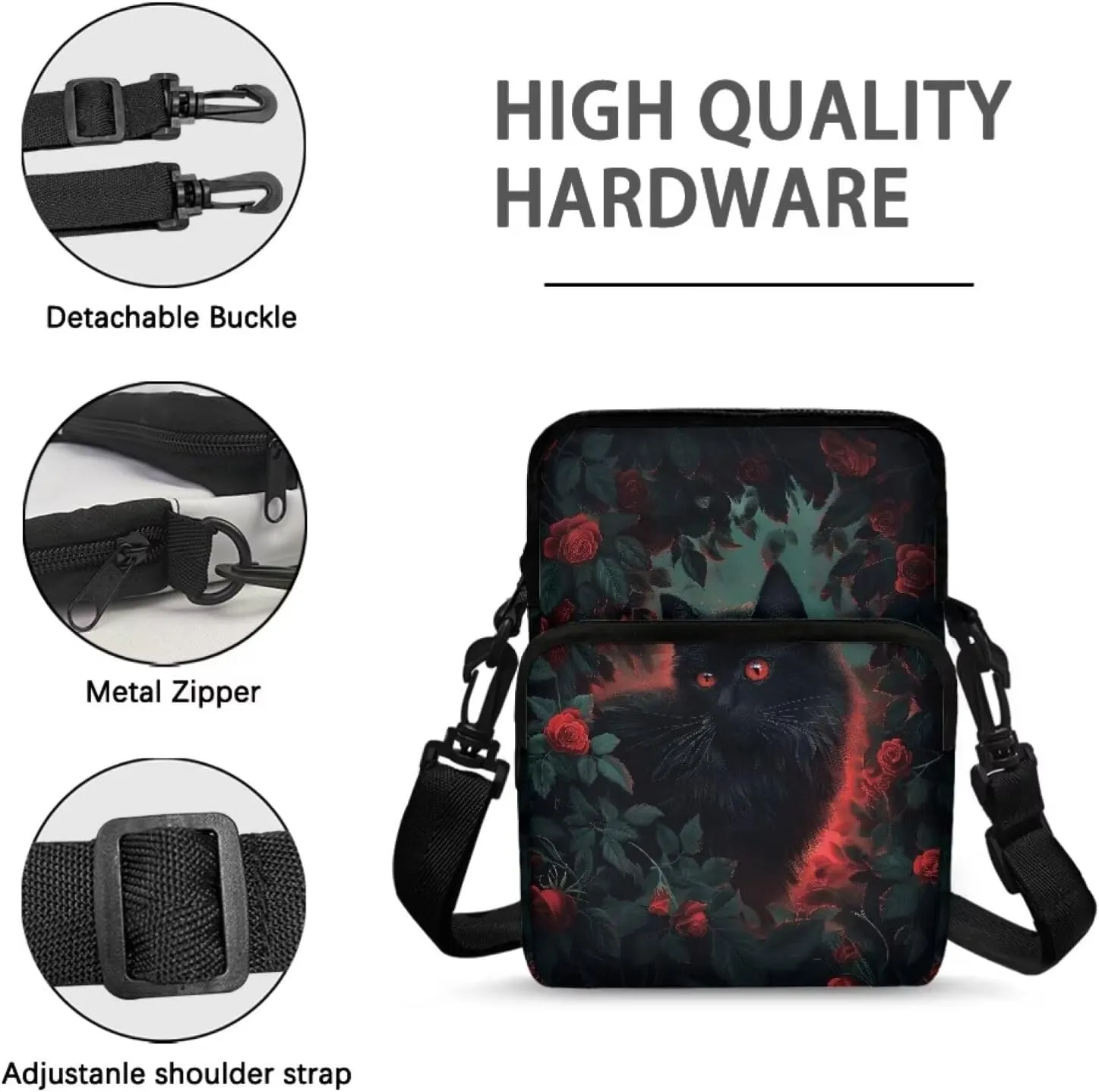 Crossbody Bag for Girls, Small Shoulder Bags Messenger Bag Phone Case Waist Pouch