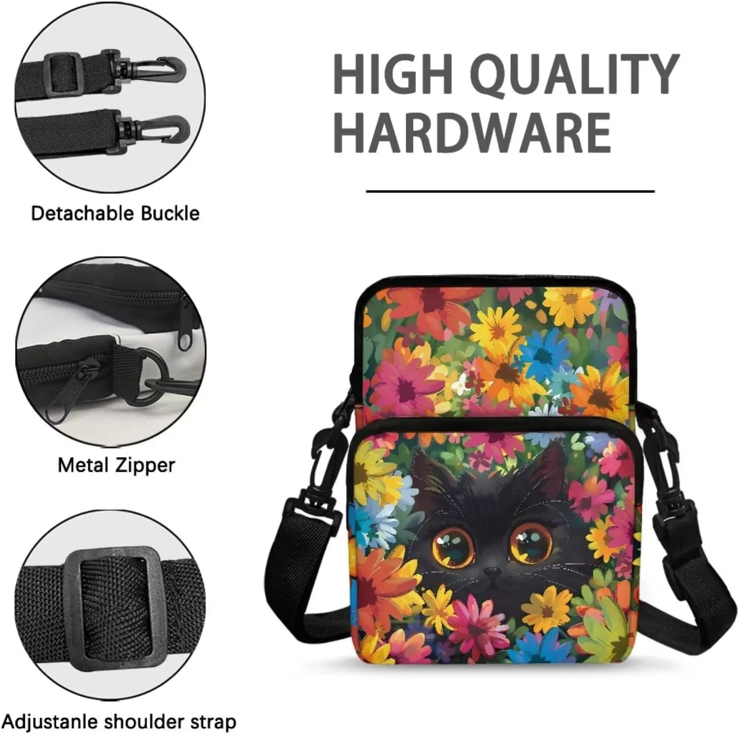 Crossbody Bag for Girls, Small Shoulder Bags Messenger Bag Phone Case Waist Pouch