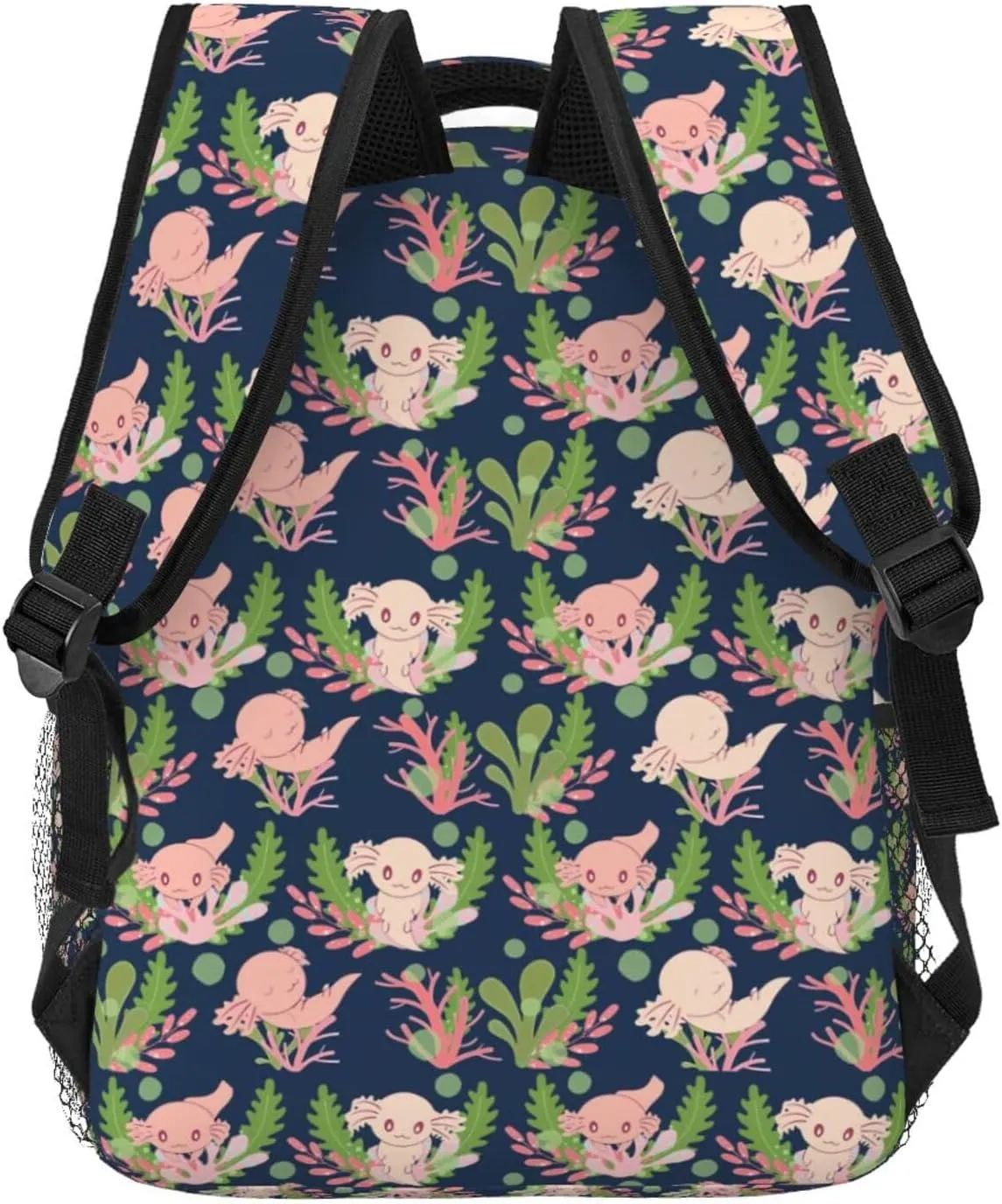 Cute Axolotl Backpack for Women Man Lightweight Laptop Backpacks Book Bag Casual Daypacks for Hiking Travel College Office