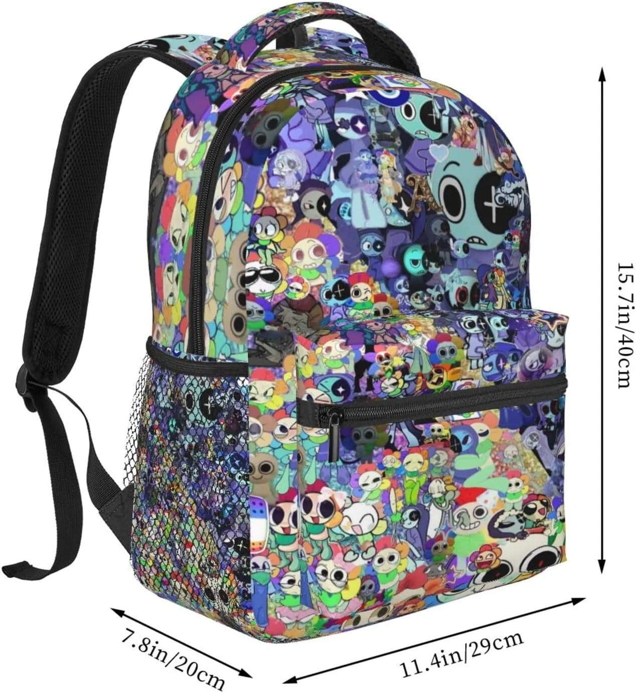 Dandys World Backpack Cartoon Large Capacity Laptop Backpack Travel Backpacks For Unisex