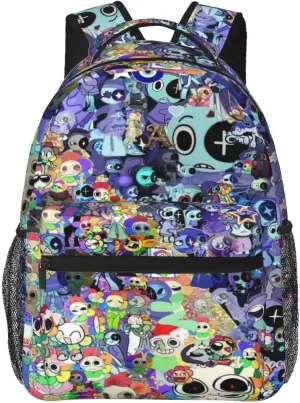 Dandys World Backpack Cartoon Large Capacity Laptop Backpack Travel Backpacks For Unisex