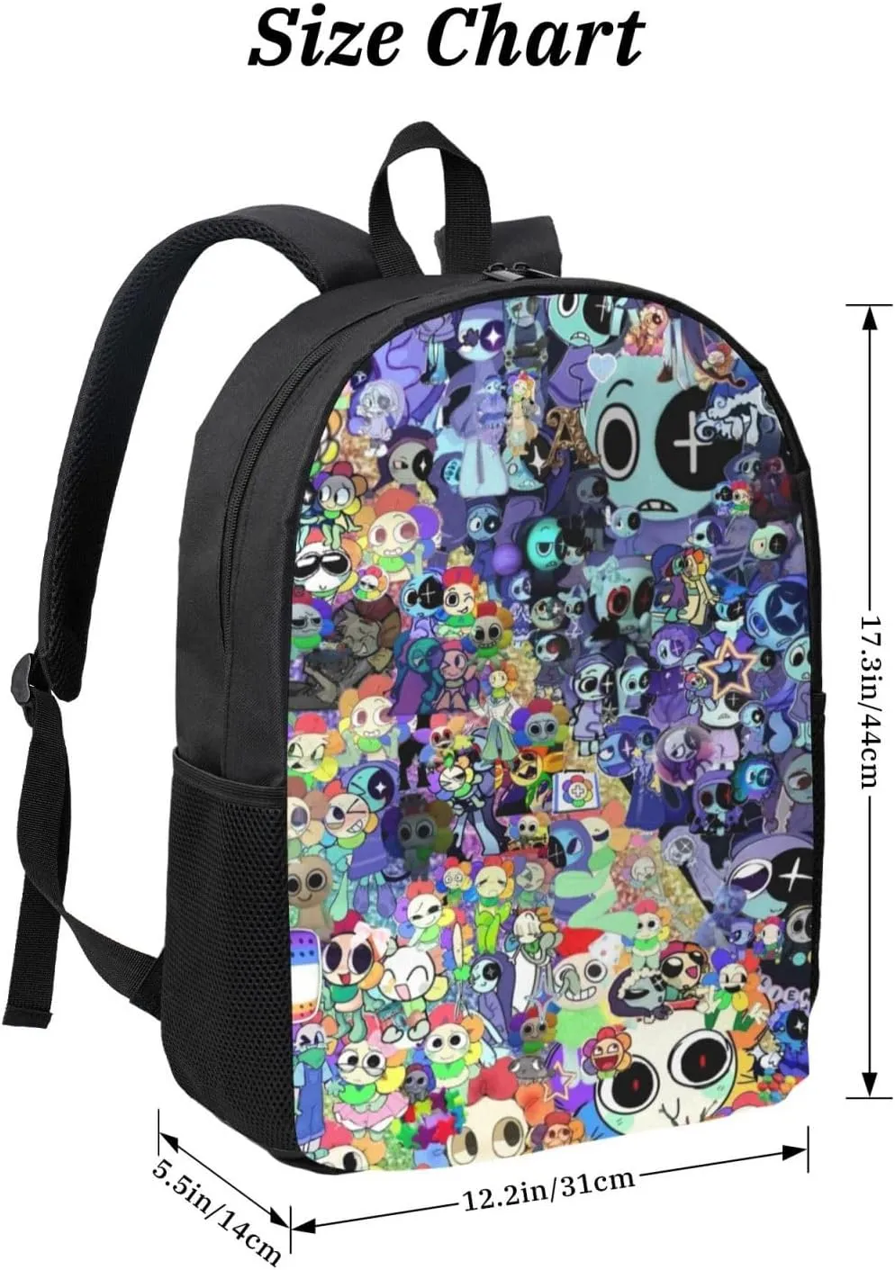 Dandys World Backpack Lightweight Laptop Backpack Cute Travel Backpacks For Unisex 17in