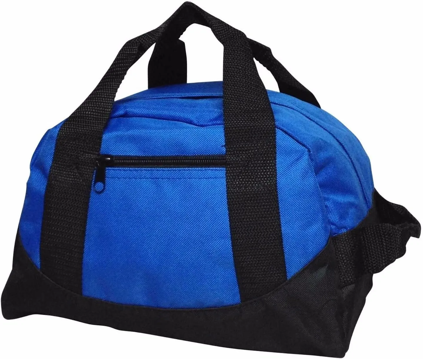 Duffle Bag, Gym, Travel Bag Two Tone (Royal - small (12" x 8" x 8"))