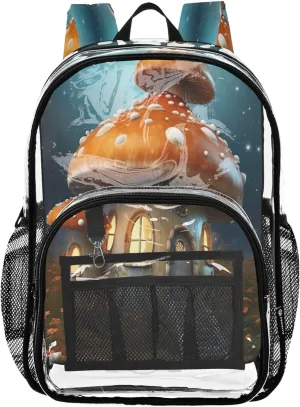 Fairy Tale House Backpacks for Boys, Clear Plastic Bag, Kid Backpack, Clear Bags