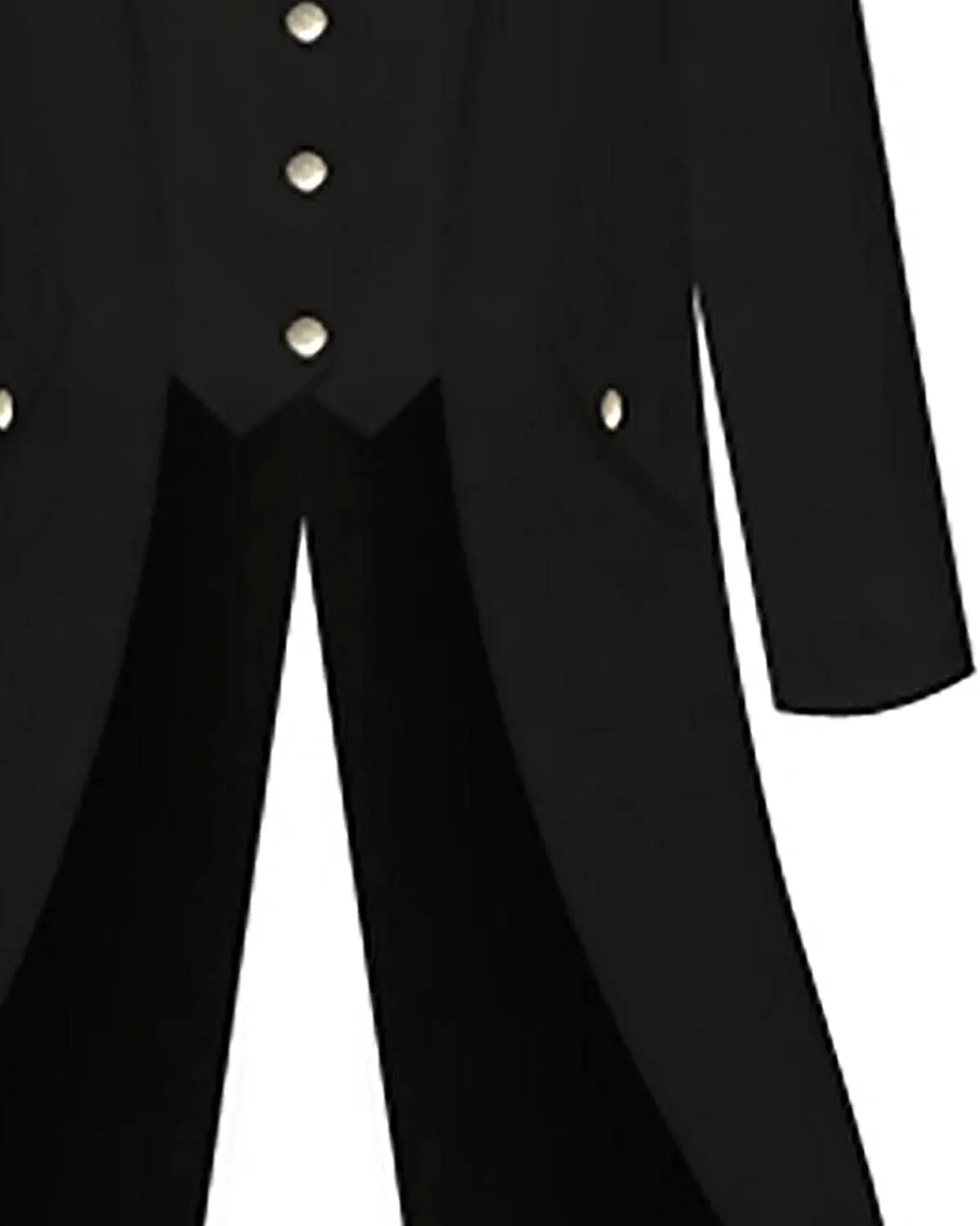 FRMUIC Mens Medieval Steampunk Tailcoat Halloween Joker Costumes, Renaissance Pirate Vampire Gothic Jackets Frock Coat