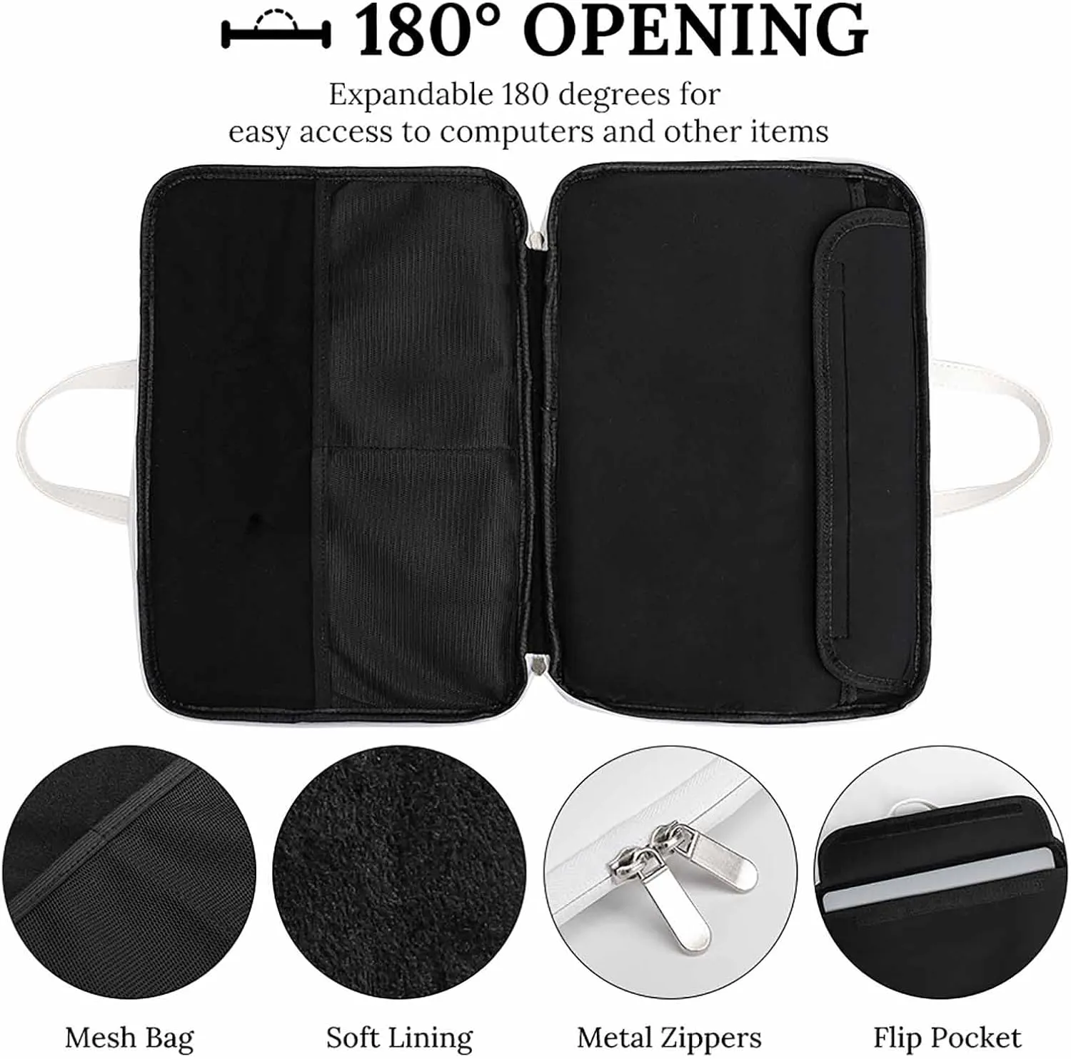 Funny Waterlemon Clock Leather Bag Laptop Case Slim Water Resistant Computer Bags with Handle Briefcase for Work
