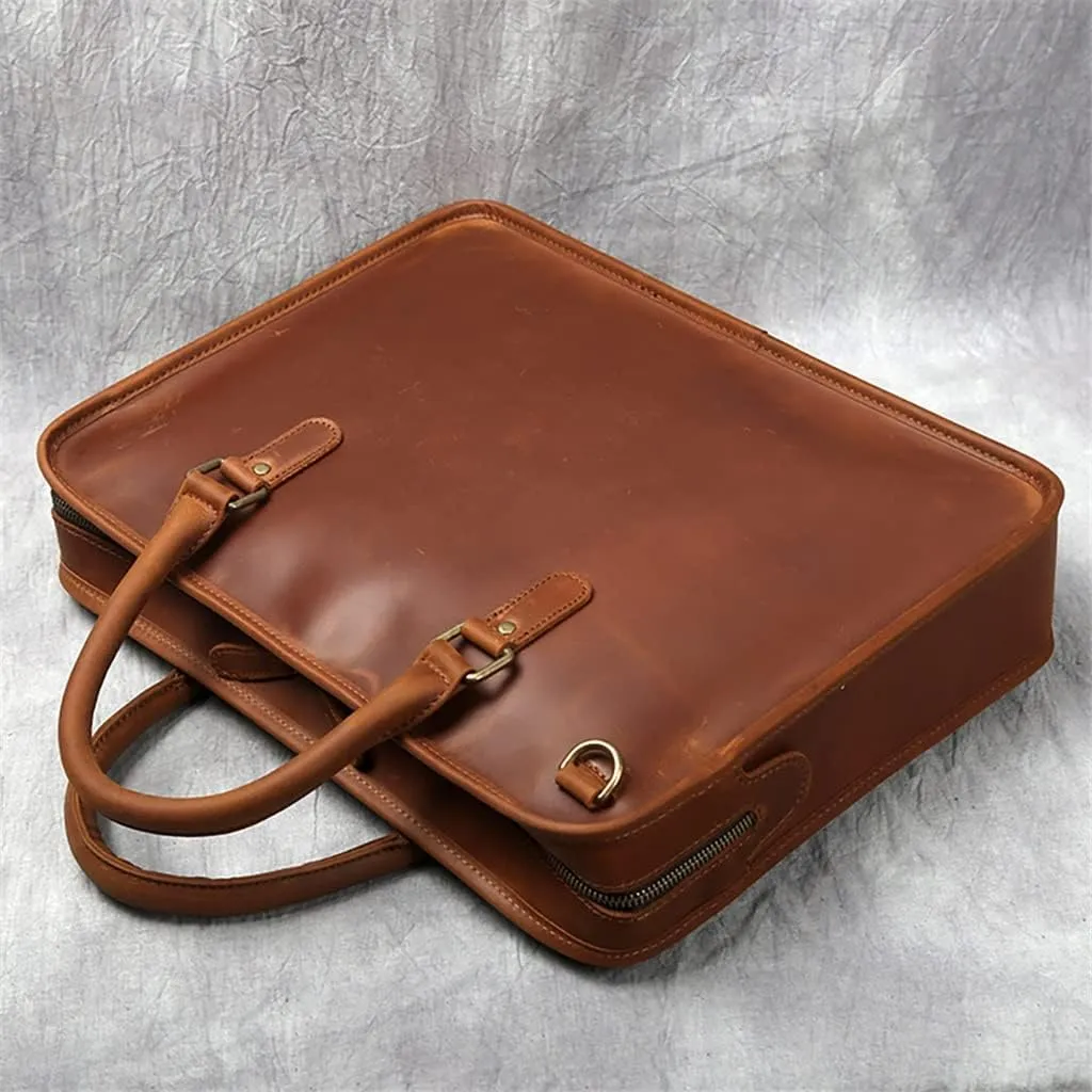 Genuine Leather Briefcase Men Bag Business Handbag Male Laptop Shoulder Bags Men Briefcase