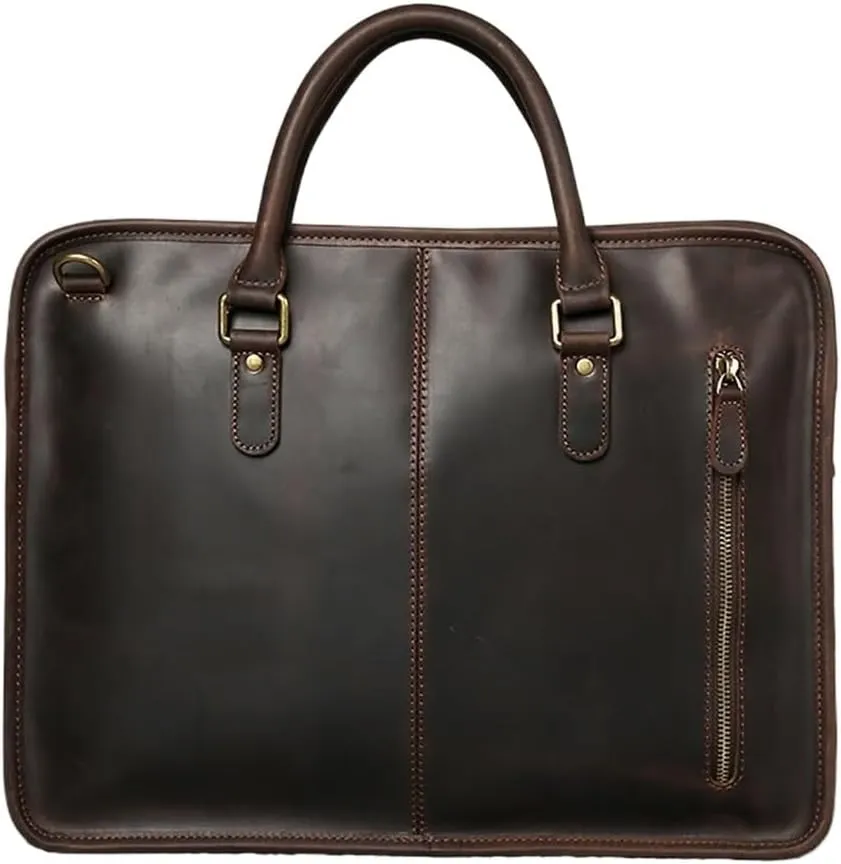 Genuine Leather Briefcase Men Bag Business Handbag Male Laptop Shoulder Bags Men Briefcase