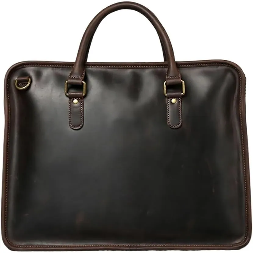 Genuine Leather Briefcase Men Bag Business Handbag Male Laptop Shoulder Bags Men Briefcase