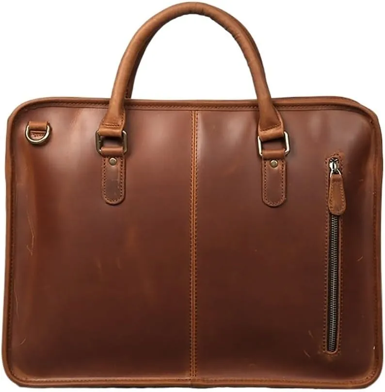 Genuine Leather Briefcase Men Bag Business Handbag Male Laptop Shoulder Bags Men Briefcase