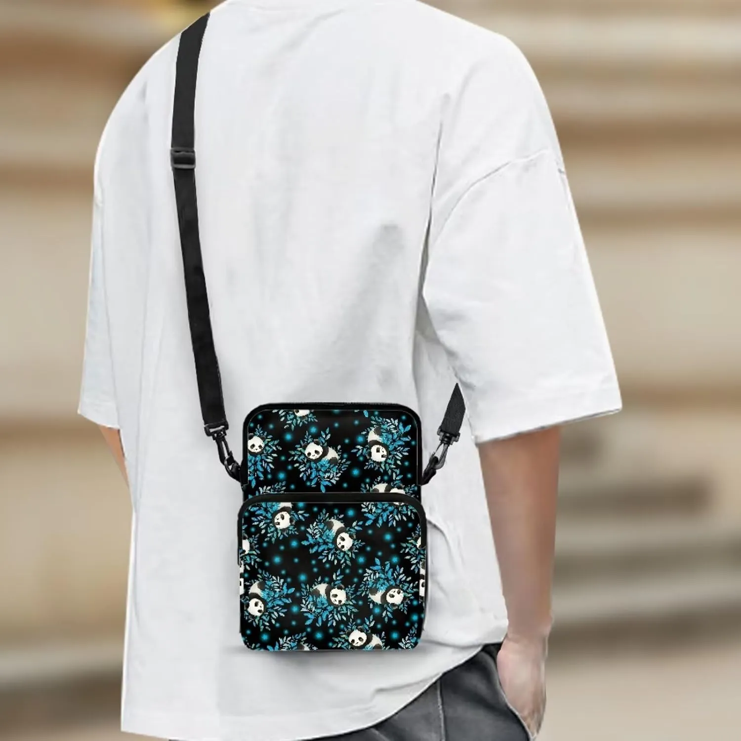 Girls Crossbody Bag Polyester Shoulder Bags Smart Phone Case Coin Wallet Purse