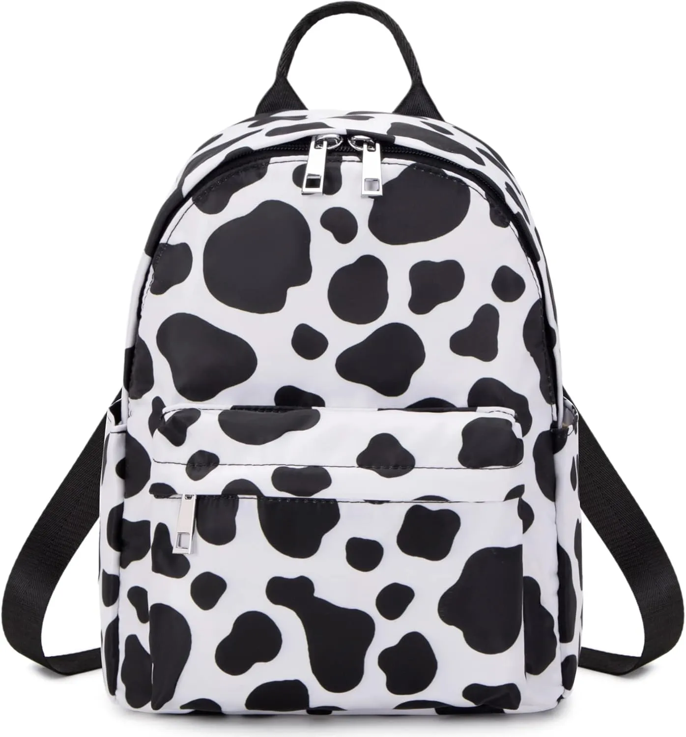 Girls Mini Backpack, Small Backpacks Purse for Women Teens Kids School Travel (Cow Print)