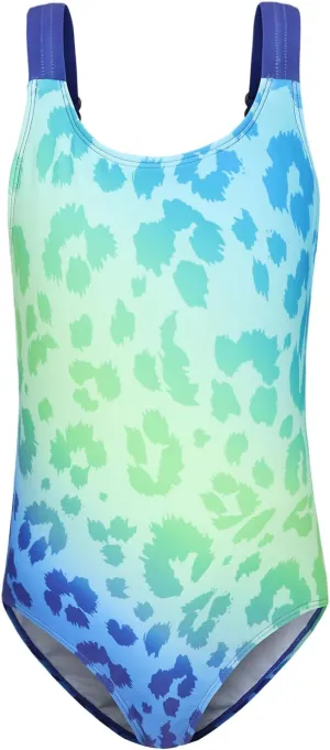 Girls One Piece Swimsuits Tie Dye Bathing Suit for Girls Hawaiian Swimwear 3-16 Years