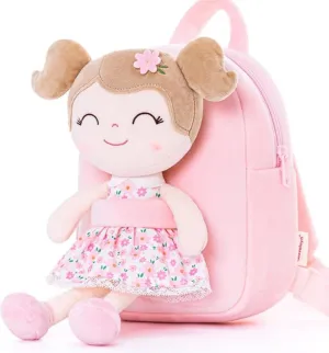 Gloveleya Kids Backpacks Girls Backpack Plush Bags Diaper Bag Printed Sunflower Backpack 9"