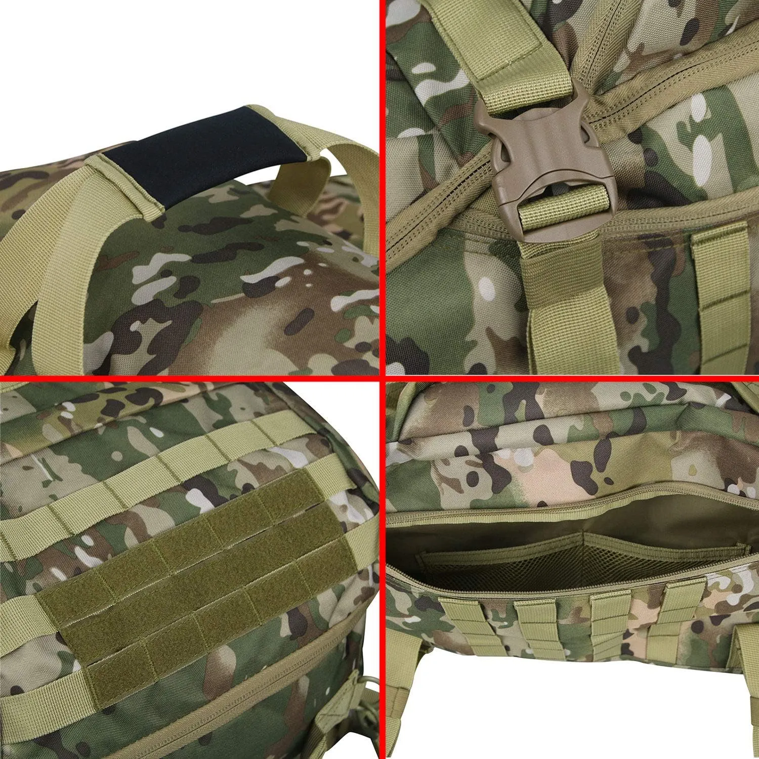 Greencity Travel Duffel Bag for Weekend Overnight Bag Waterproof Small Large for Men Women 30L 45L 85L Camo