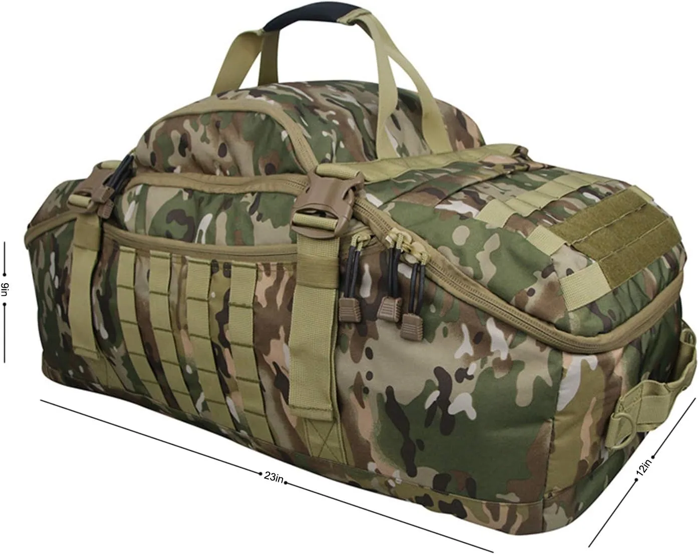 Greencity Travel Duffel Bag for Weekend Overnight Bag Waterproof Small Large for Men Women 30L 45L 85L Camo