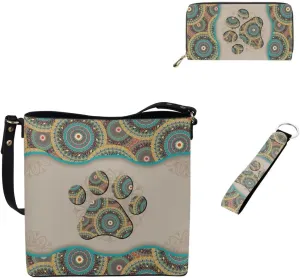 Handbags for Women Shoulder Bags Tote Satchel Hobo 3Pcs Purse Set