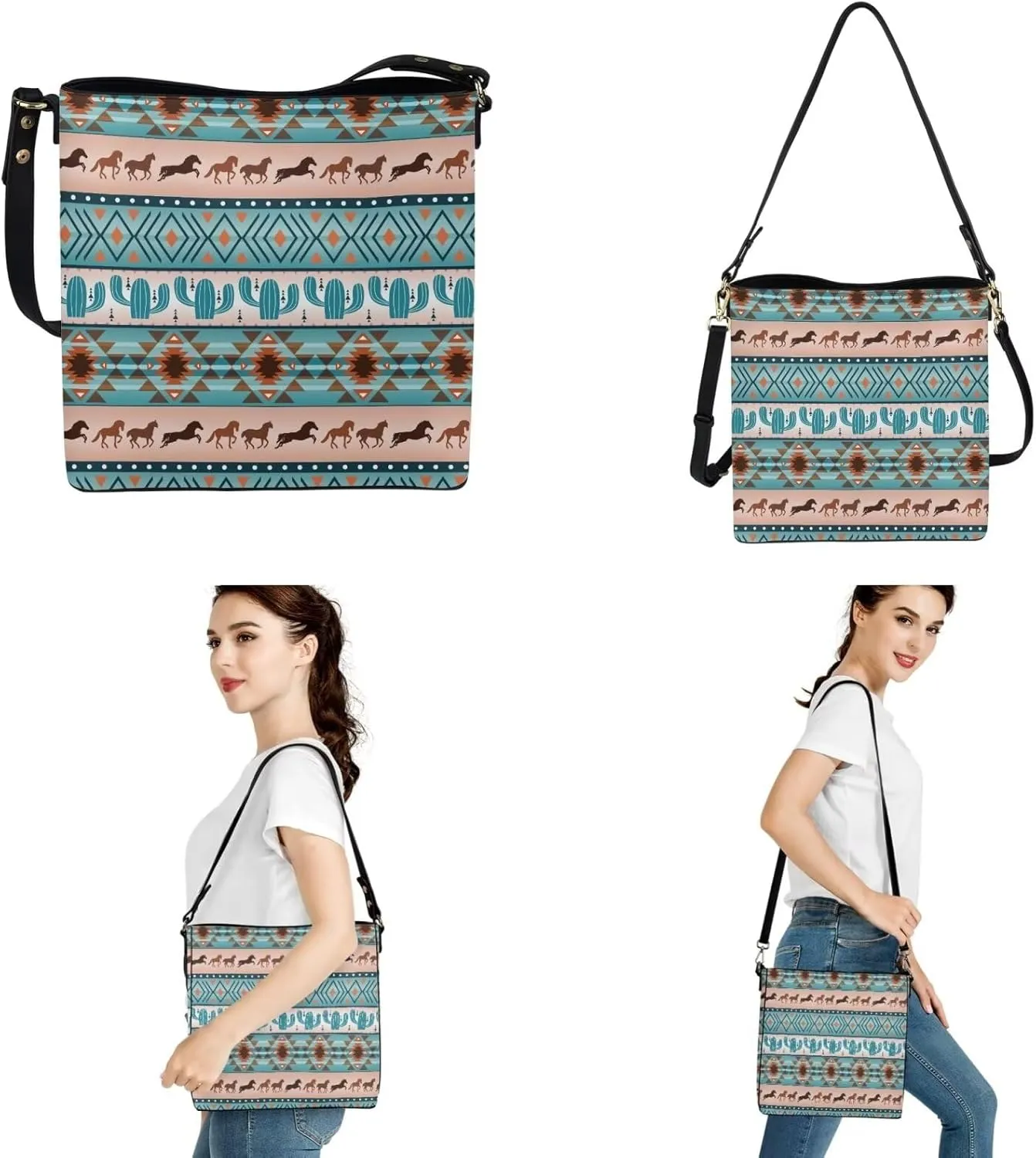 Handbags for Women Shoulder Bags Tote Satchel Hobo 3Pcs Purse Set