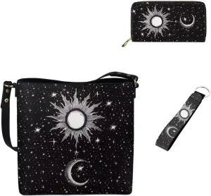 Handbags for Women Shoulder Bags Tote Satchel Hobo 3Pcs Purse Set