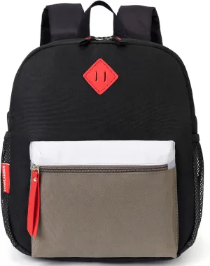 HawLander Preschool Kids Backpack, 12 inch Toddler Backpacks for Boys with Chest Strap