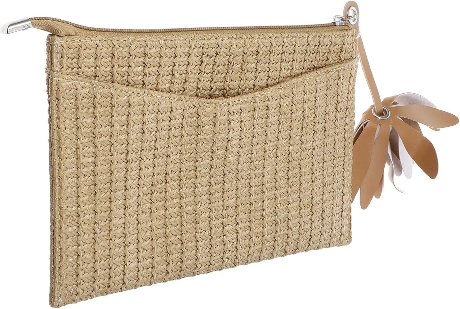 Homoyoyo Straw Woven Beach Bag for Ladies Handmade Straw Handbag for Summer for Parties