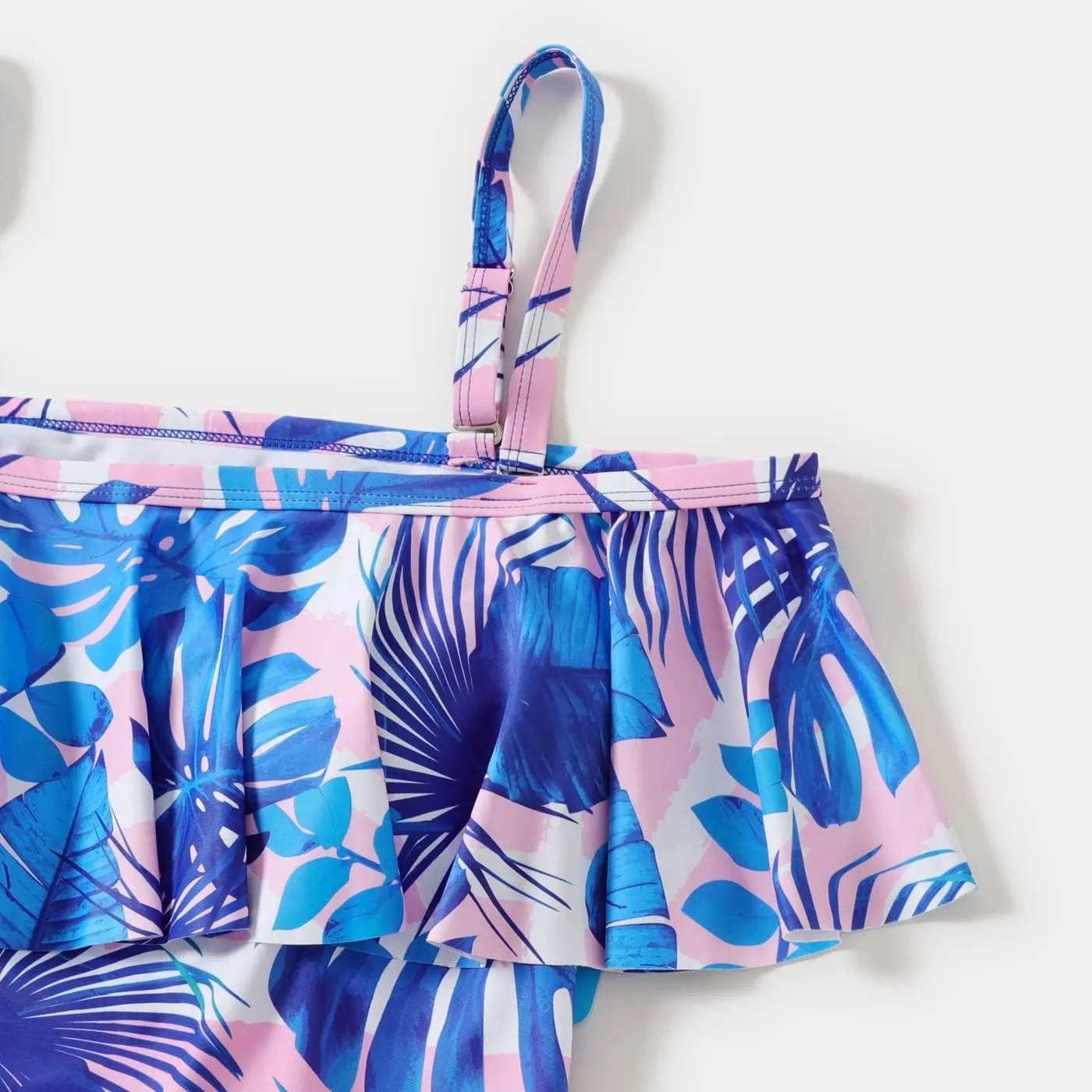 IFFEI Mommy and Me Swimsuits One Piece Monokini Bathing Suits Pattern Printed Family Matching Swimwear
