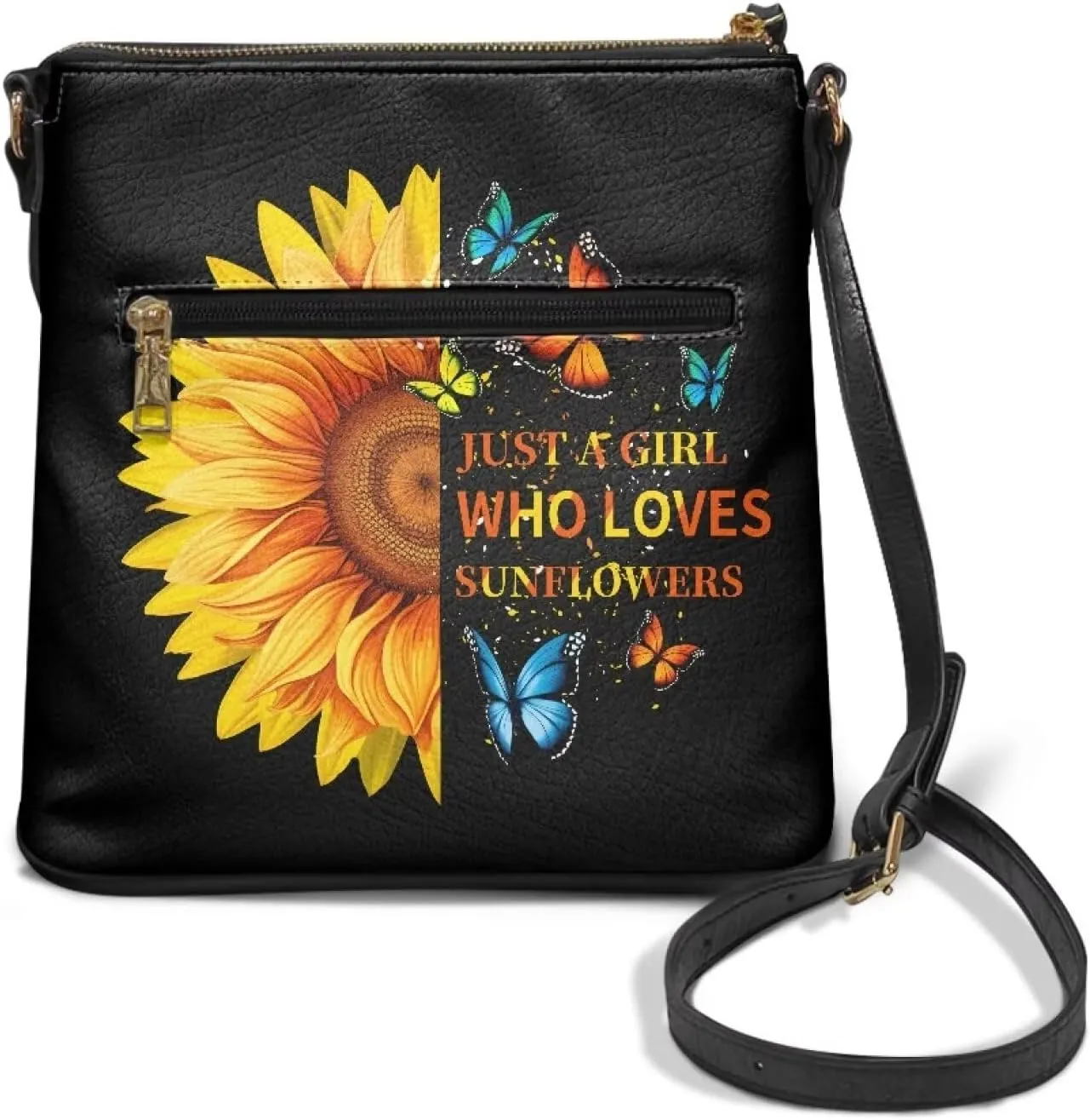 Leather Crossbody Hobo Purses for Women, Ladies Shoulder Bags Handbags Sling Messenger Bag