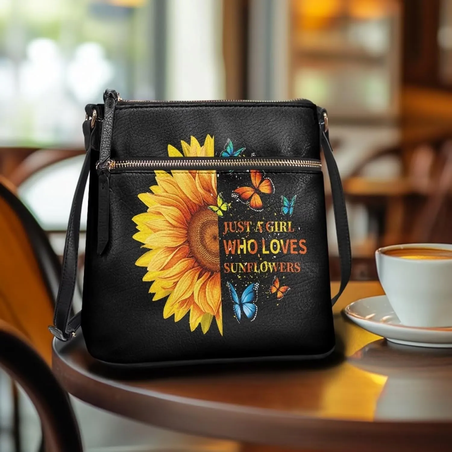 Leather Crossbody Hobo Purses for Women, Ladies Shoulder Bags Handbags Sling Messenger Bag
