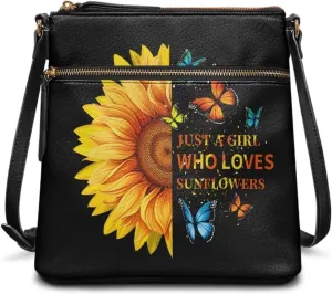 Leather Crossbody Hobo Purses for Women, Ladies Shoulder Bags Handbags Sling Messenger Bag