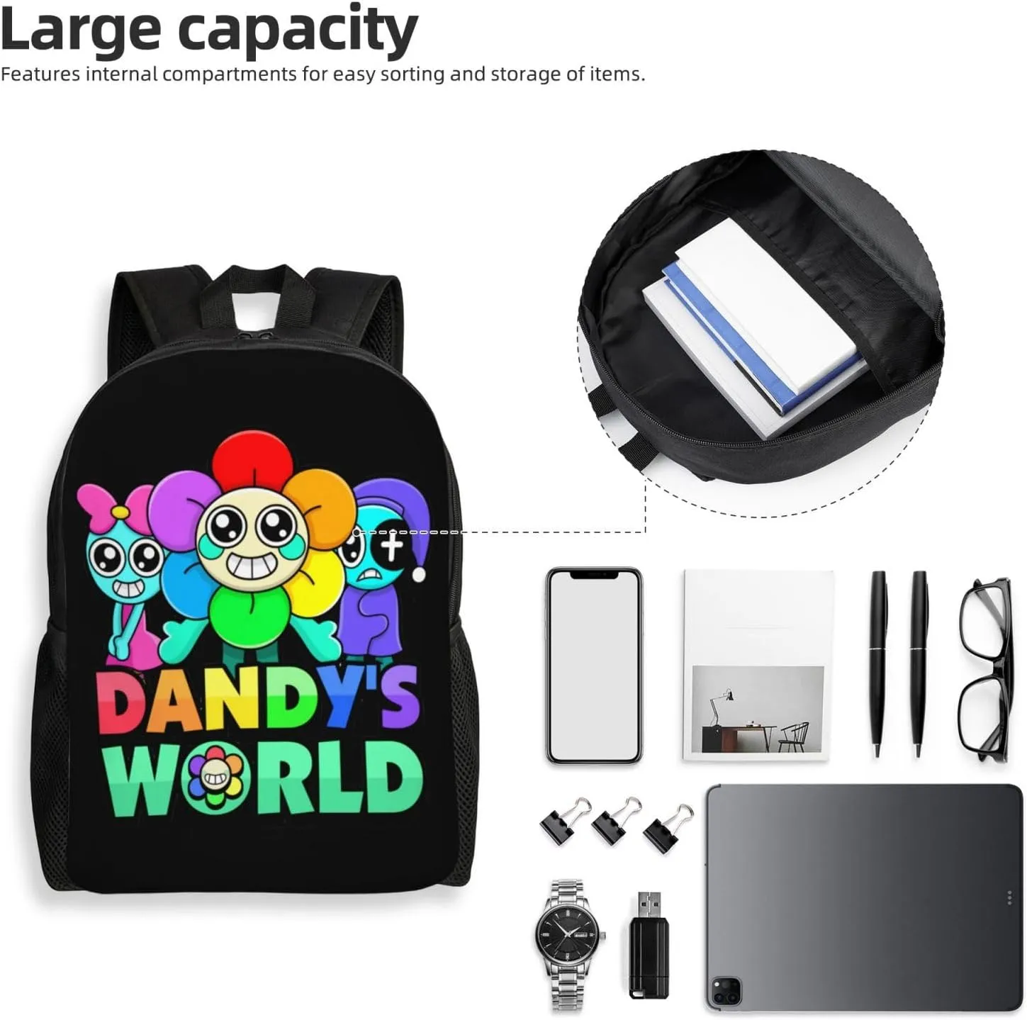 Leisure Backpacks Dandys World Daypacks Gifts casual Daily Work Bookbags Elementary Laptop Rucksack