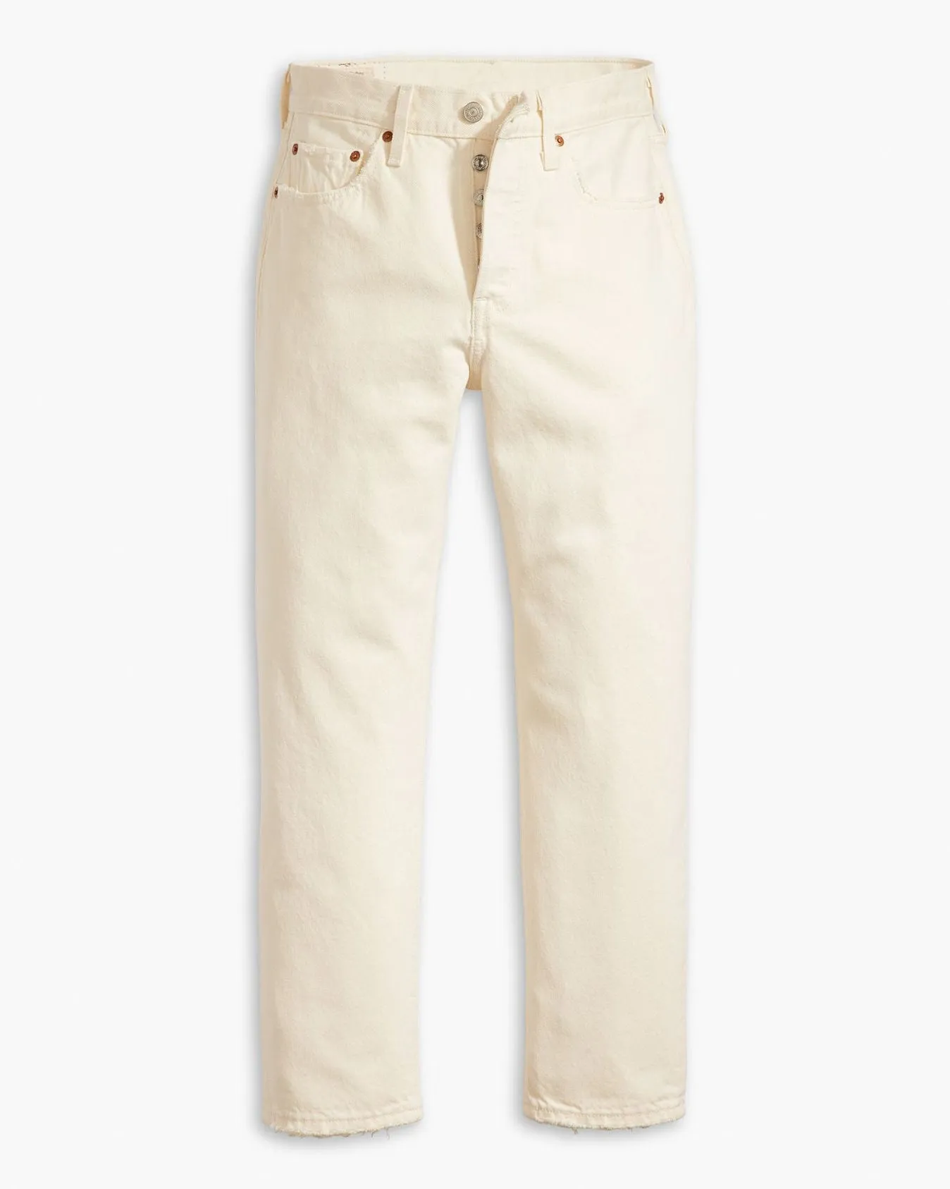 Levi's® Womens 501 Crop Jeans - Ecru Booper No Damage