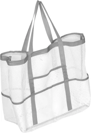 LIFKOME Beach Bag Large Tote Purse Grocery Utility Bag Mesh Beach Tote Bag Tote Bag Hobo Laundry Carry Bag Swim