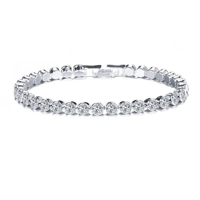 Luxury Crystal Roman Chain Bracelets Bangles