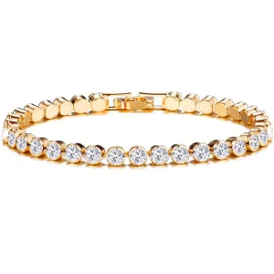 Luxury Crystal Roman Chain Bracelets Bangles