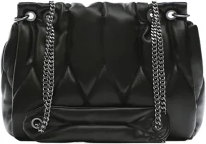 Luxury Designer Bag Ladies Pu Female Leather Chain Messenger Bag Ladies Handbag Bag Bucket Bag