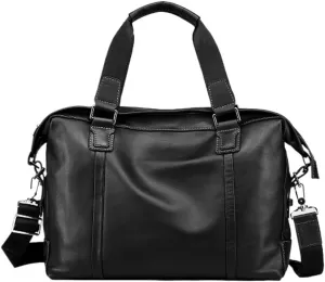 Men's bags leather men's handbags large capacity horizontal computer bag layer cowhide business briefcase