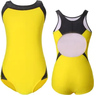 MODNTOGA Competition Swimsuit Girl Swim Team Swimsuit Kids Girls Athletic Swimsuit One Piece Youth Swimwear for 4-16 Years
